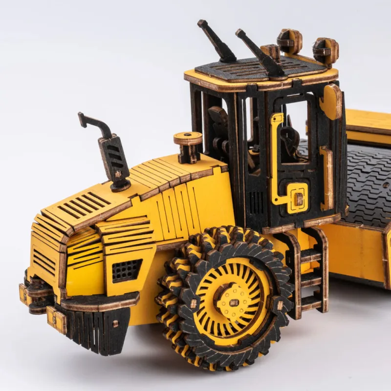 RoboTime Drevené 3D puzzle Cestný valec