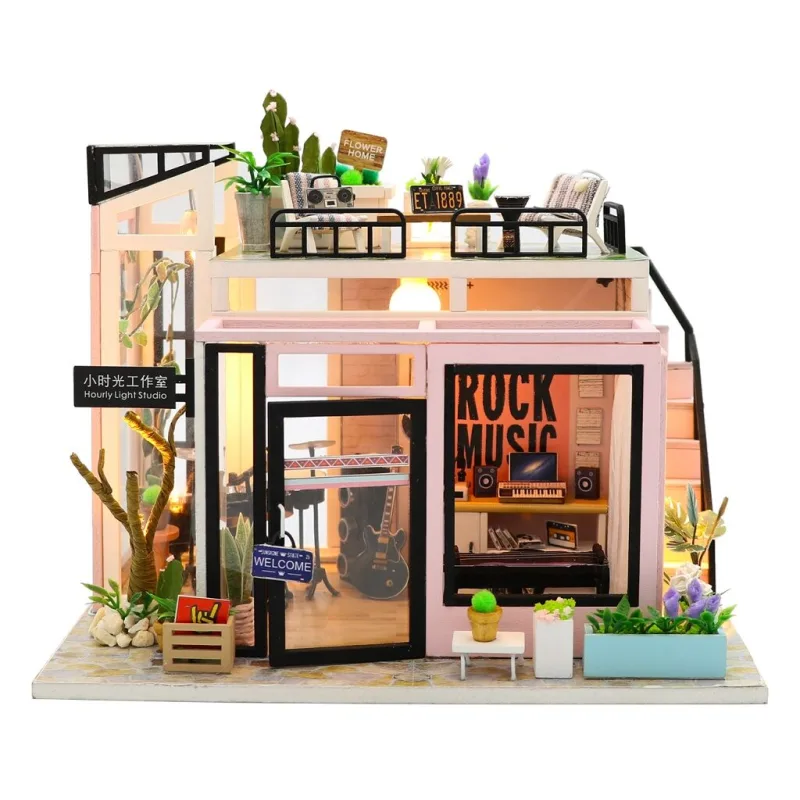 Dvěděti Miniatúra domčeka Studio Houguang