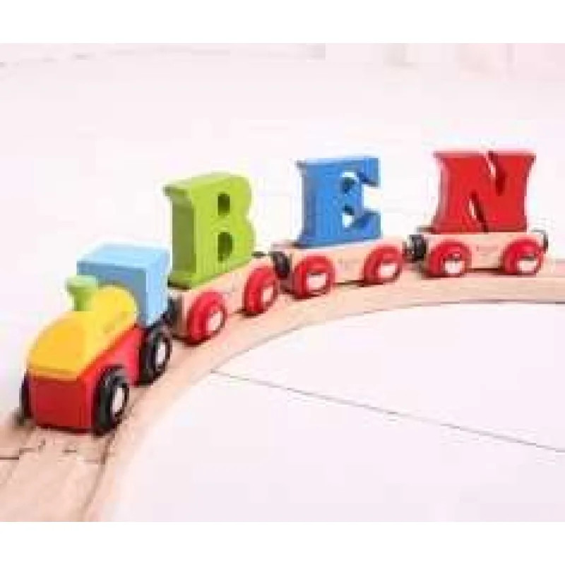 Bigjigs Rail Drevené vláčiky - Písmeno X