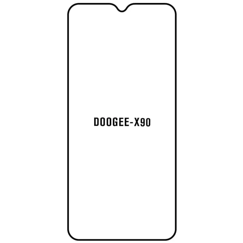 Ochranná fólia Sunshine Hydrogel pre Doogee X90 Variant:: predná čirá