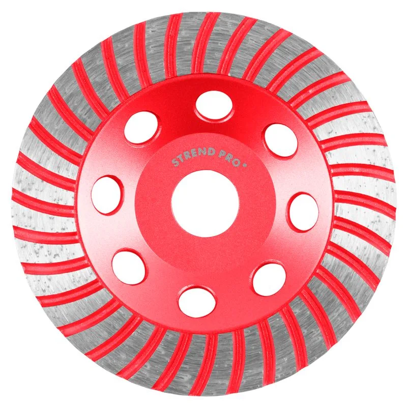 Diamantový kotúč Strend Pro CGW26, 115 mm, TurboCup, brúsny a leštiaci