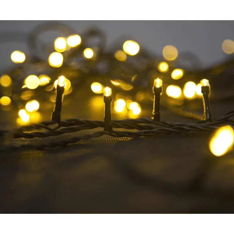 Vianočné osvetlenie reťaz Errai, 1200 LED, teplá biela, 24 m, exteriér