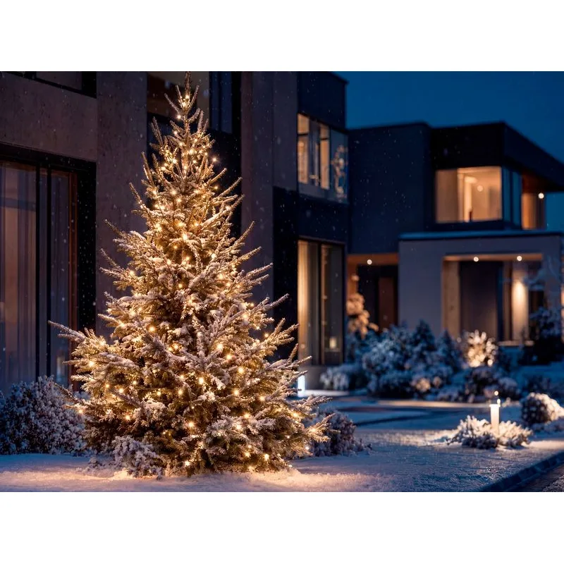 Vianočné osvetlenie reťaz Errai, 1200 LED, teplá biela, 24 m, exteriér