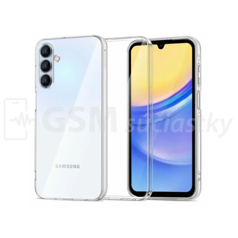 Transparentné Puzdro priesvitné silikónové Samsung Galaxy A25 5G, A256 Farba: Priesvitné