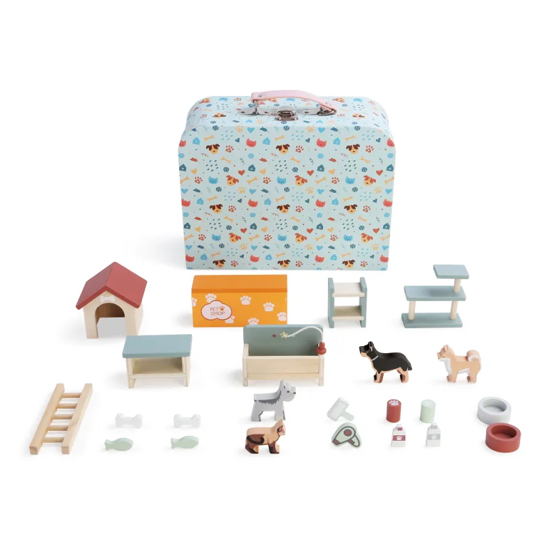 2Kids Toys Domček pre maznáčikov v kufríku