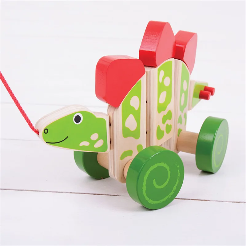Bigjigs Toys Ťahacia hračka - Dinosaurus