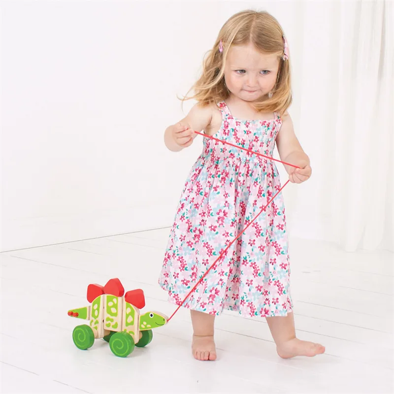 Bigjigs Toys Ťahacia hračka - Dinosaurus