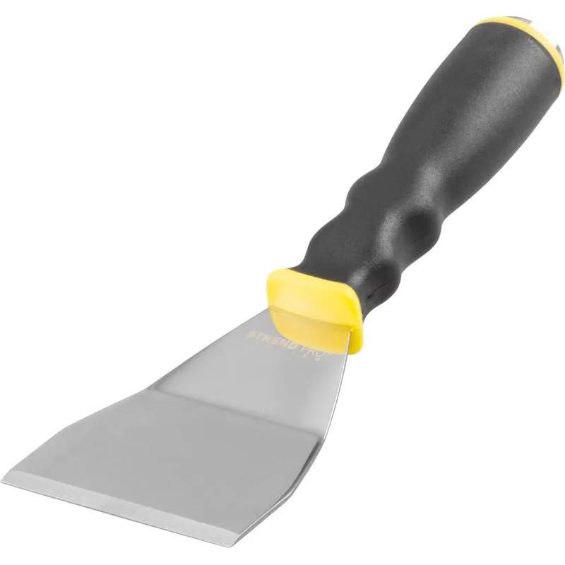 Stierka Strend Pro Premium 9702A, ohnutá, 76 mm, nerezová, TPR rúčka