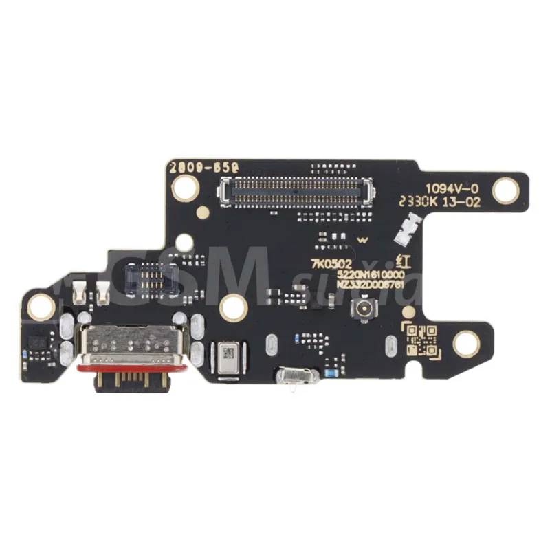 Doska nabíjania Xiaomi Redmi Note 13 Pro 5G - nabíjací konektor, mikrofón Variant:: Originál - Service Pack