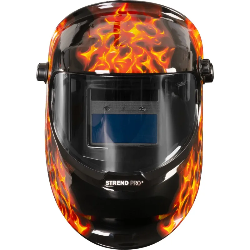 Kukla zváračská Strend Pro Galaxy Fire Skull, AutoDark, samostmievacia