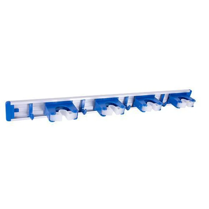 Držiak na náradie a násady TT5039, Alu + plast, 4 pozície, na stenu