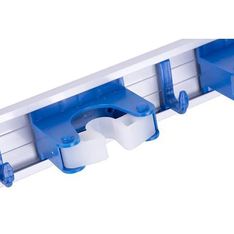 Držiak na náradie a násady TT5039, Alu + plast, 4 pozície, na stenu