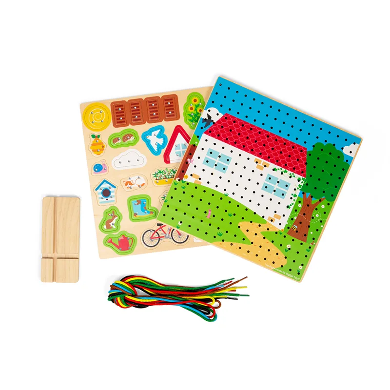 Bigjigs Toys Prevliekacia doska domček