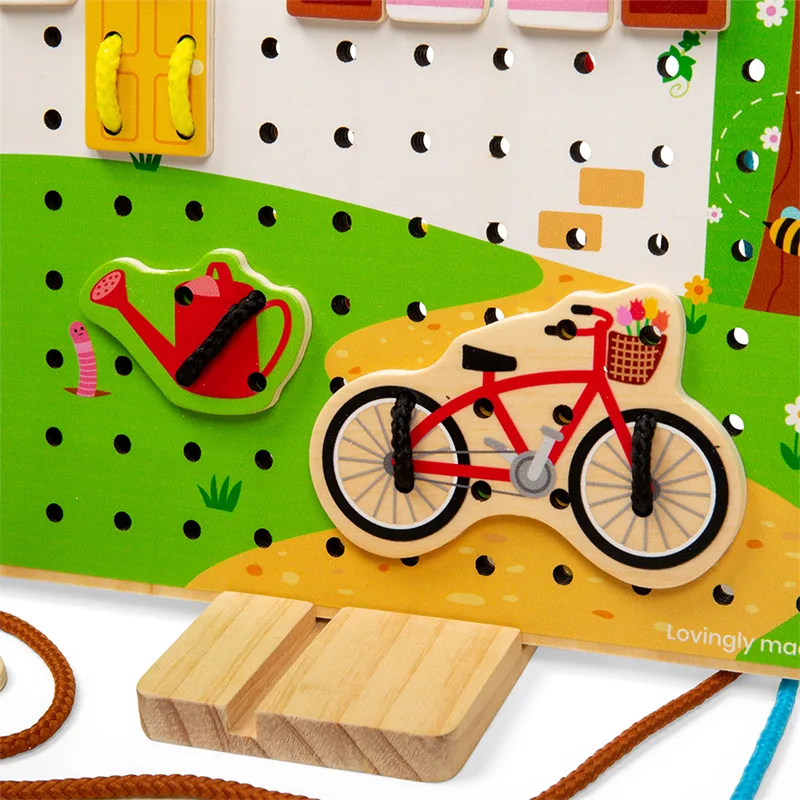 Bigjigs Toys Prevliekacia doska domček