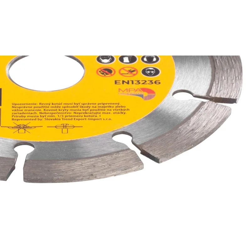 Diamantový kotúč Strend Pro 521A, 115 mm, Segment