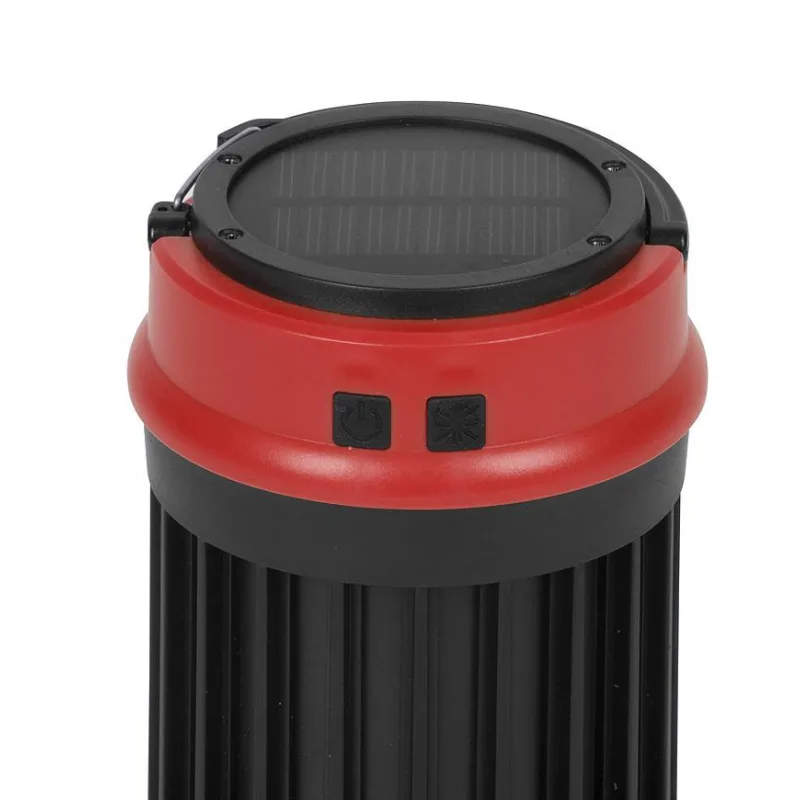 Solárna kempingová lampa proti hmyzu, USB nabíjanie, UV + LED