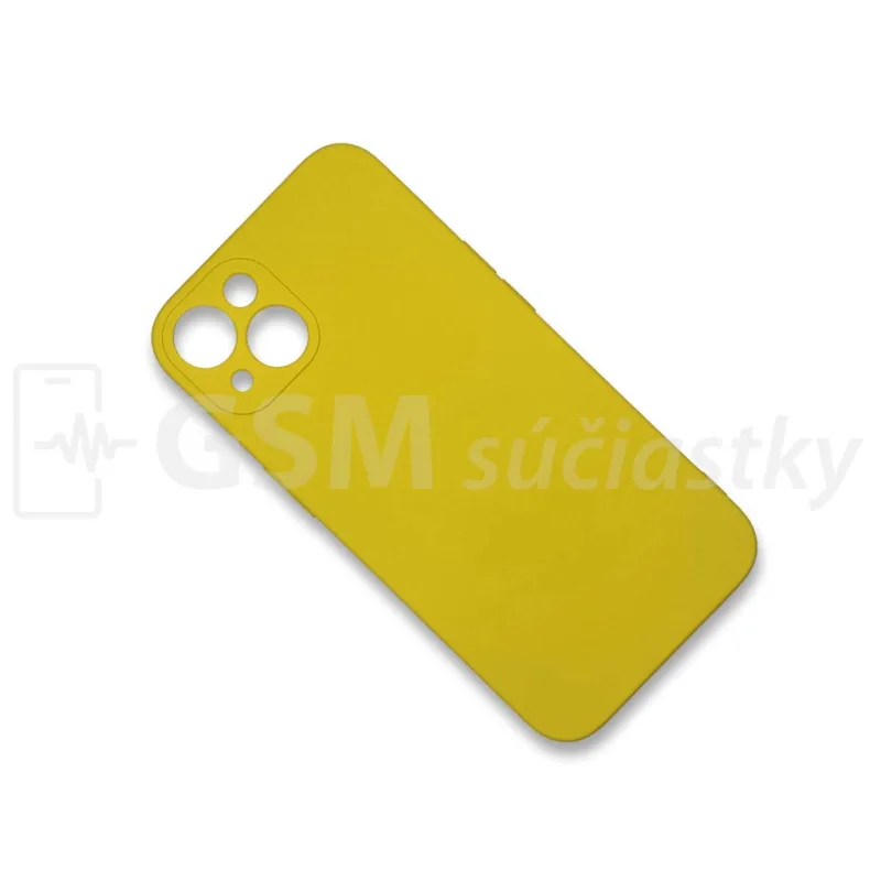 Soft Flex Silikónový kryt na mobil iPhone 13 Žltý