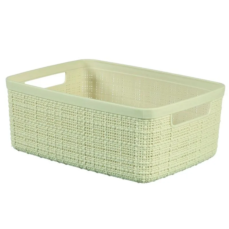 Kôš Curver JUTE S, 5 l, krémový, 27×11×20 cm