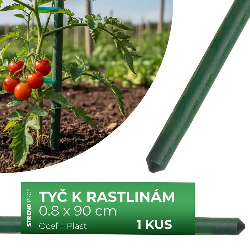 Tyč oporná k rastlinám a paradajkám Garden SB 8/900 mm