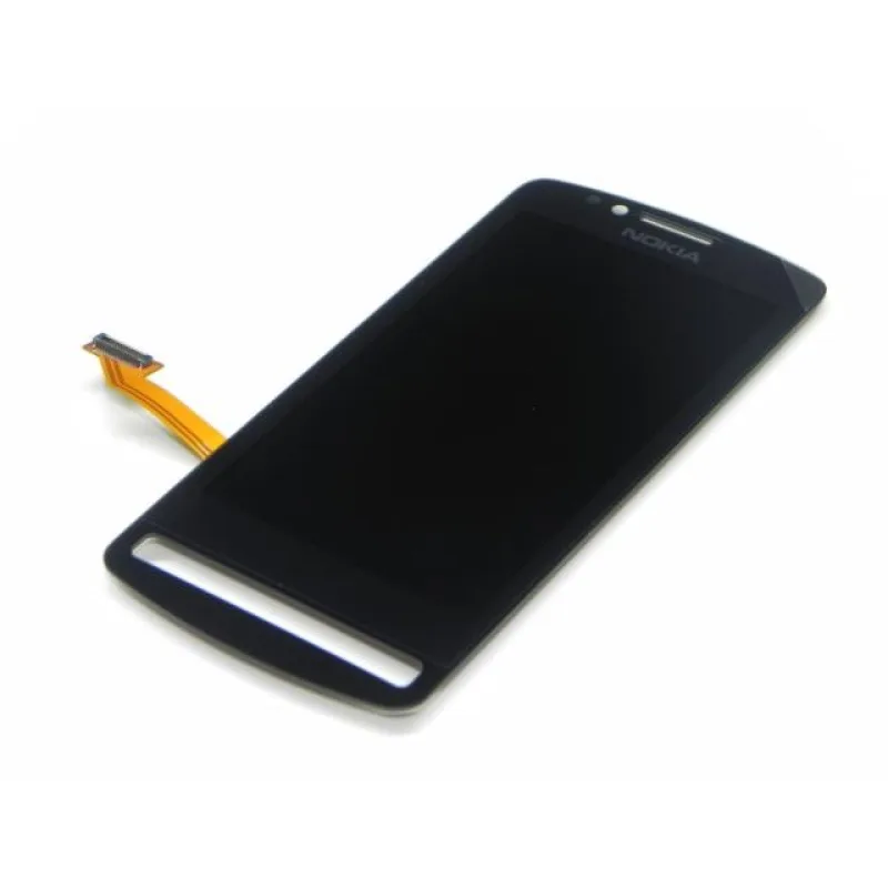 Nokia 700 - LCD displej + dotykové sklo Farba: Biela