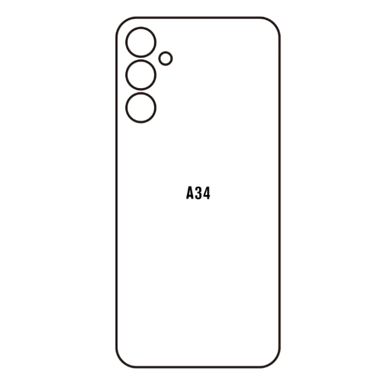 Ochranná fólia Sunshine Hydrogel pre Samsung Galaxy A34 5G (SM-A346) Variant:: zadná matná