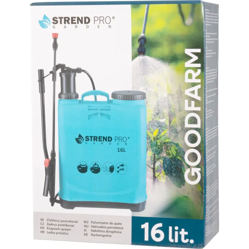 Postrekovač Goodfarm 16B-12, 16 l, chrbtový, piestový