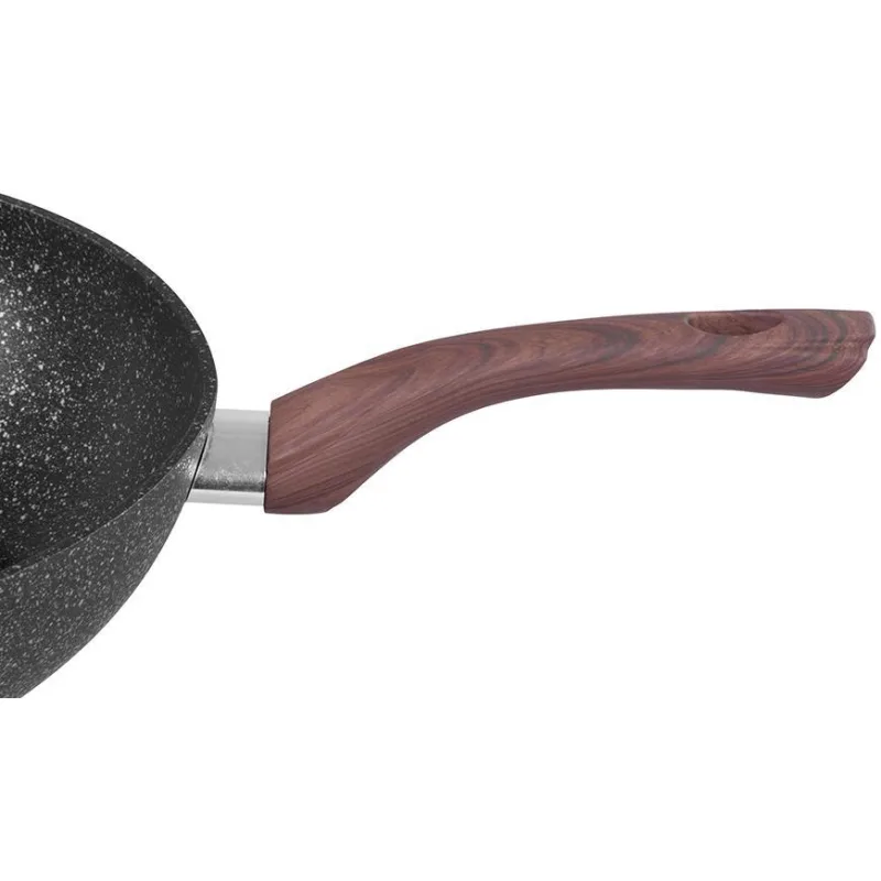 Panvica Wok MagicHome Black Marble Line, 28 cm