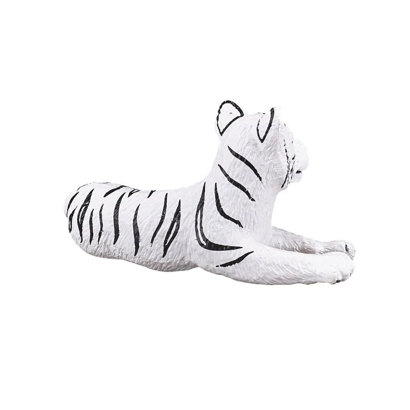 Mojo Tiger biely mláďa ležiace