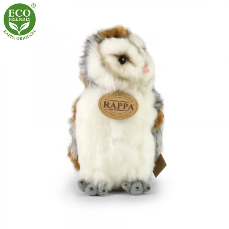 Plyšová sova pálená 17 cm ECO-FRIENDLY