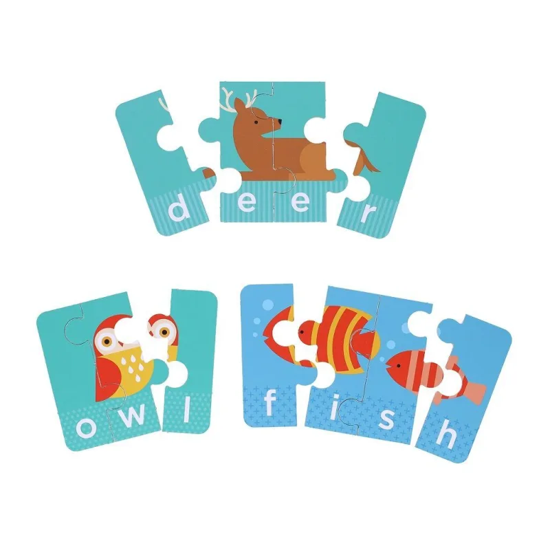 Petitcollage Moje prvé hláskovanie Puzzle so zvieratkami