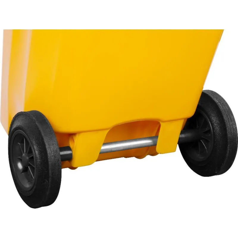 Smetná nádoba MGB 120 l, plastová, žltá, HDPE