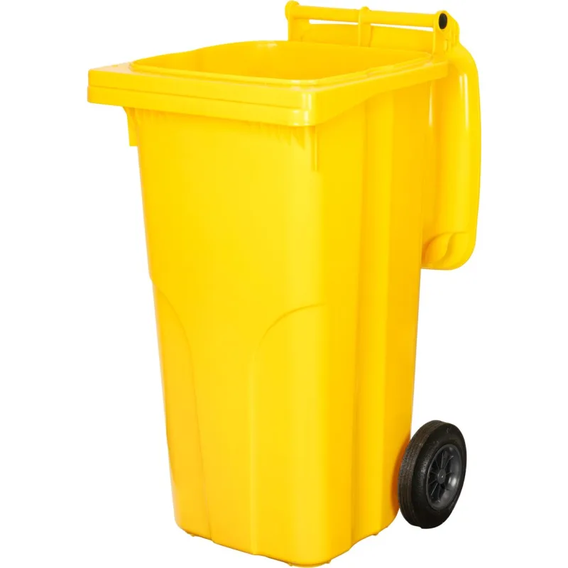 Smetná nádoba MGB 120 l, plastová, žltá, HDPE