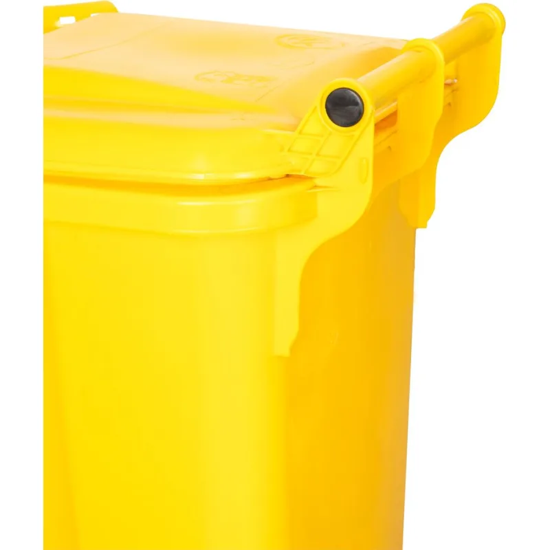 Smetná nádoba MGB 120 l, plastová, žltá, HDPE
