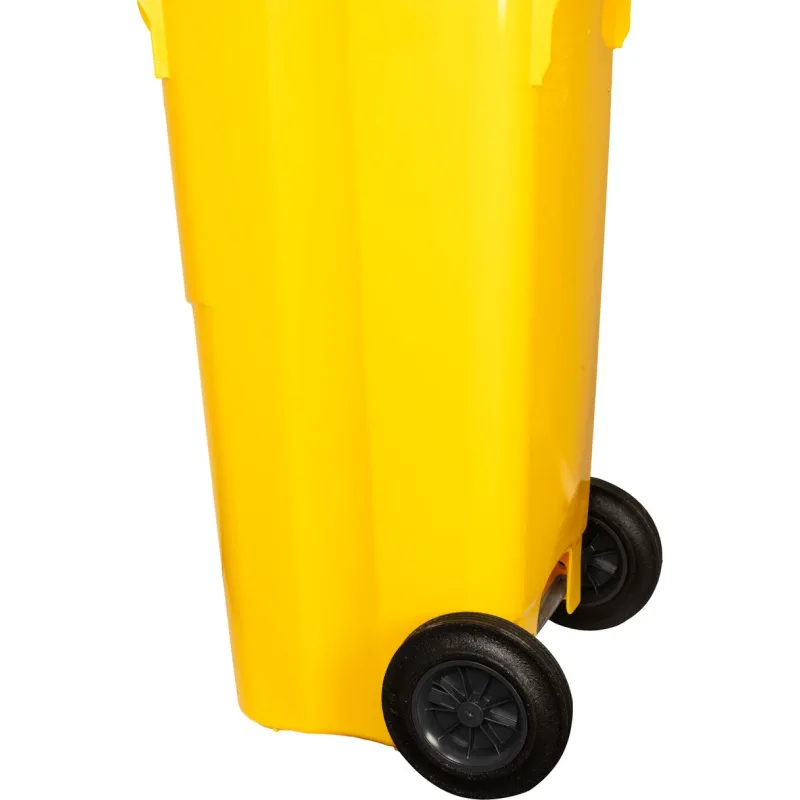 Smetná nádoba MGB 120 l, plastová, žltá, HDPE