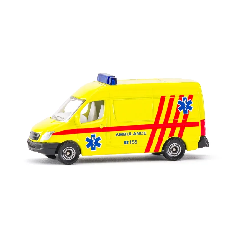 SIKU 0809 česká verzia - ambulancia dodávka 1:55