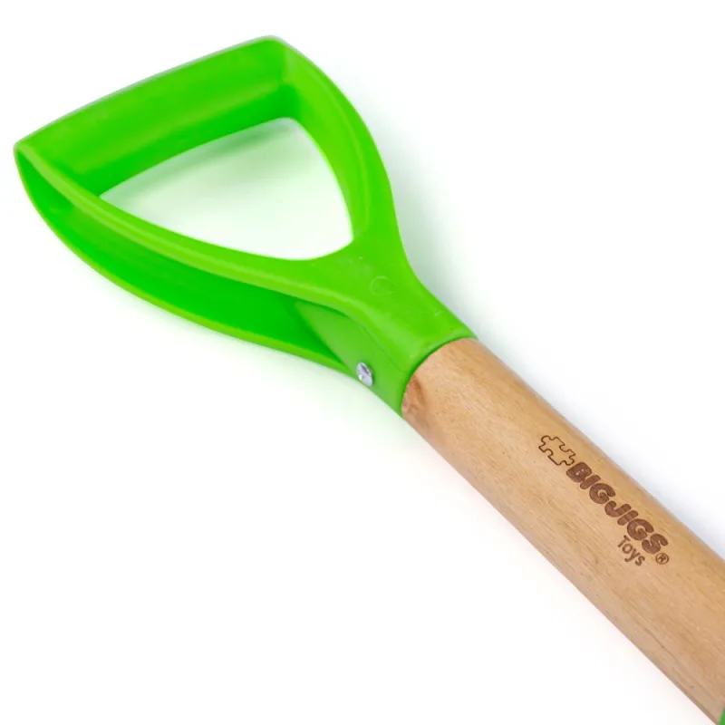Bigjigs Toys Rýľ s krátkou násadou