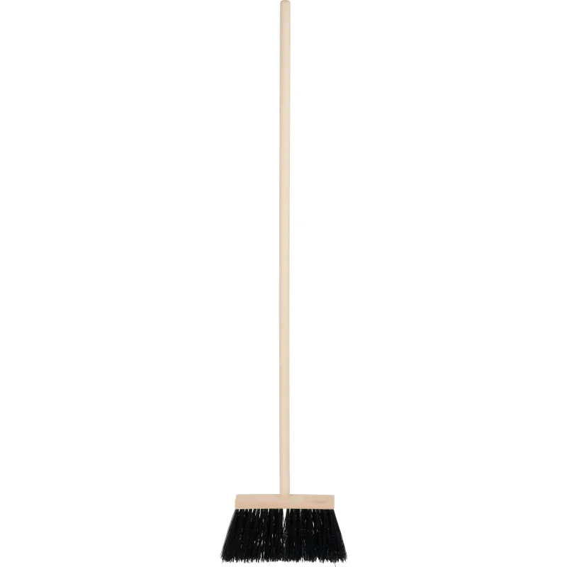 Metla Geco Indust Black WH, 240 mm, priemyselná, čierna, s násadou 1200 mm