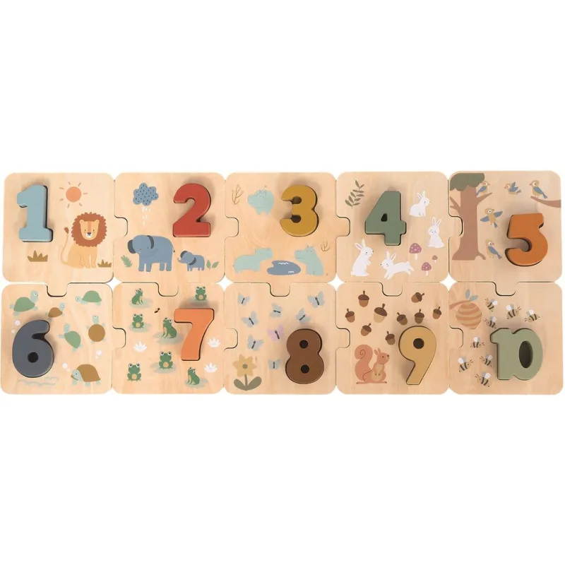 2Kids Toys Puzzle Počítanie so zvieratkami
