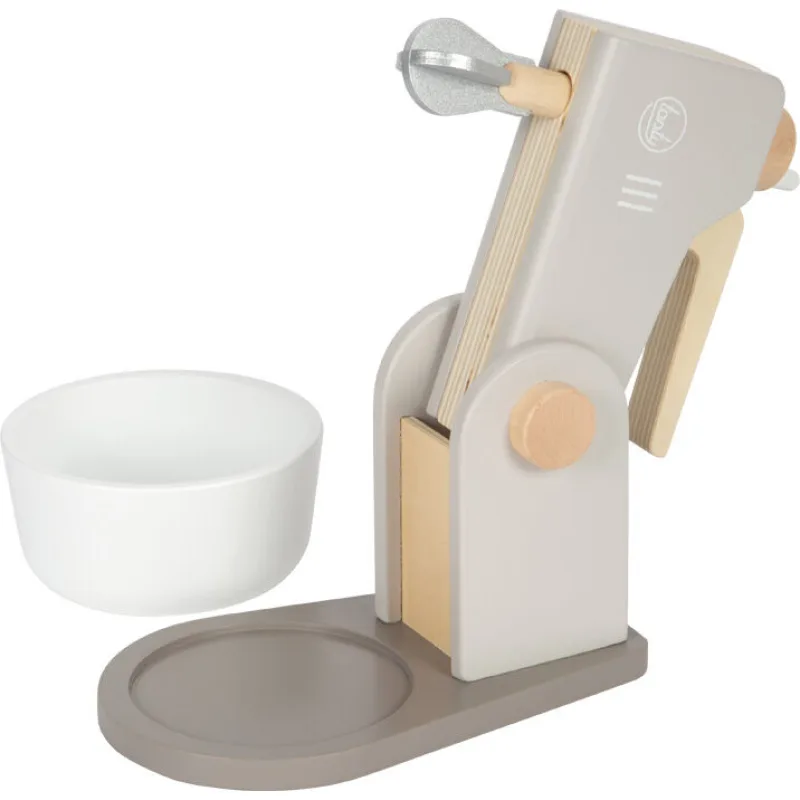 Drevený kuchynský robot 2v1 Tasty sivý