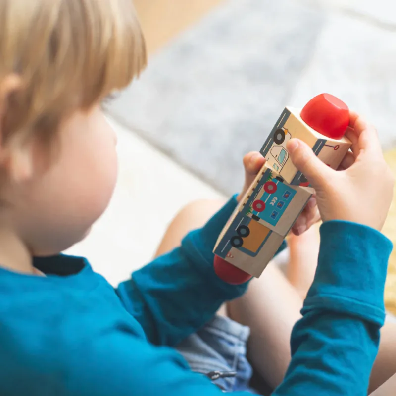 Bigjigs Toys Motorický valec Doprava