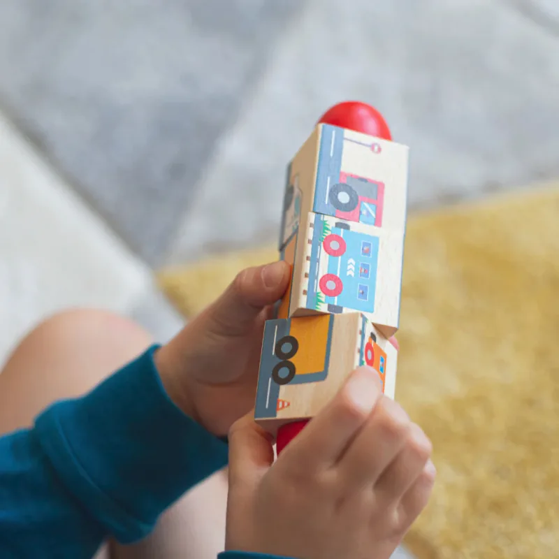 Bigjigs Toys Motorický valec Doprava