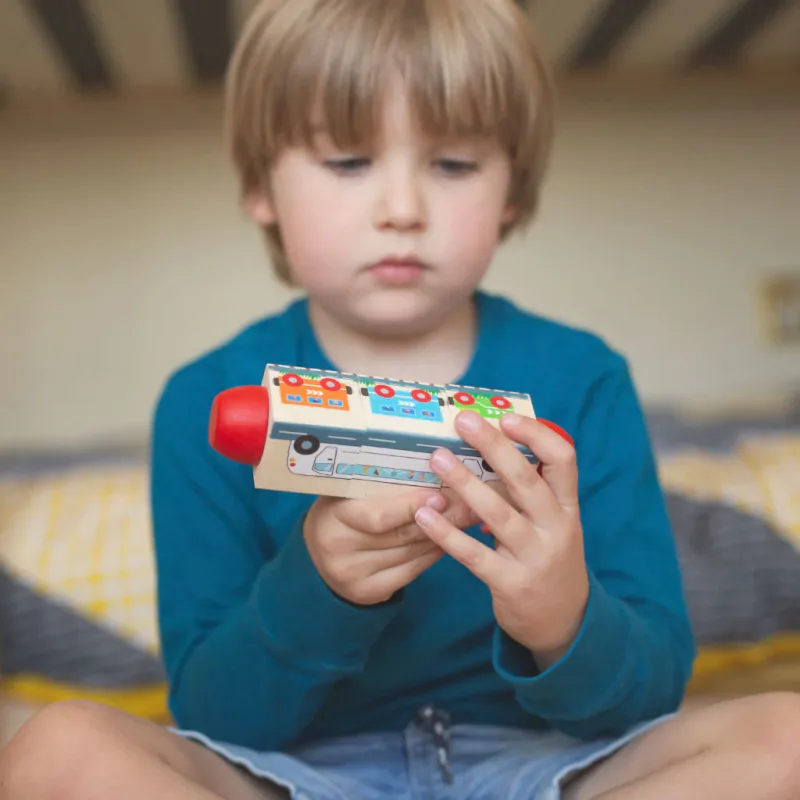 Bigjigs Toys Motorický valec Doprava