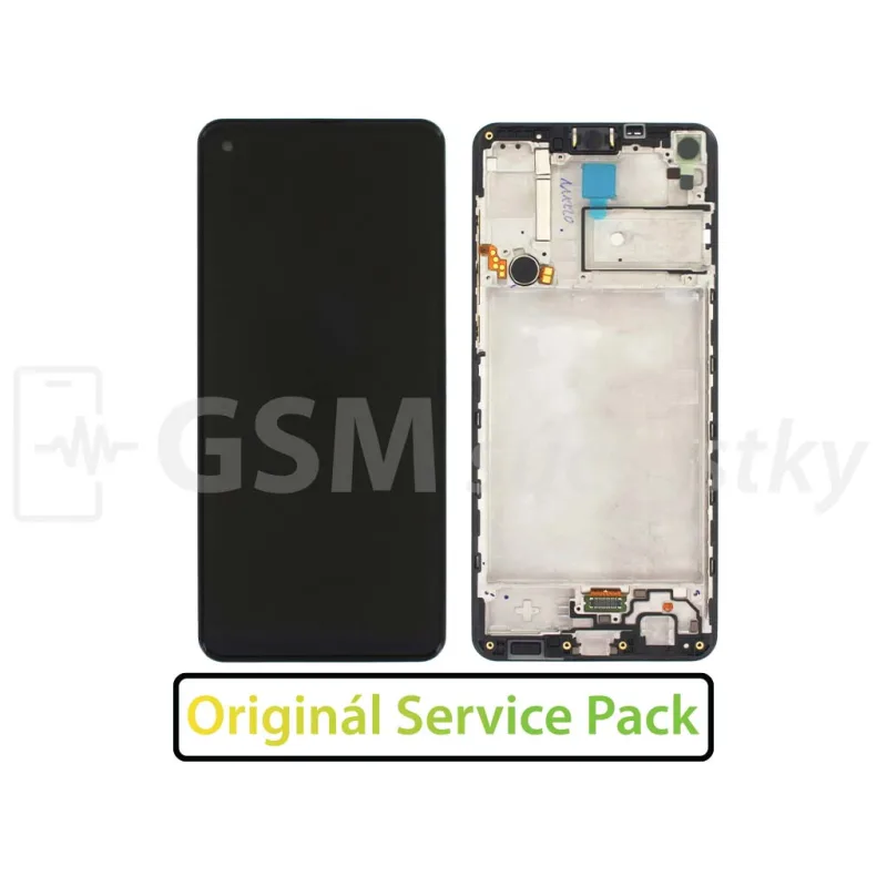 LCD Displej + Dotykové sklo Samsung Galaxy A21s A217F - originál Farba: Bez rámika