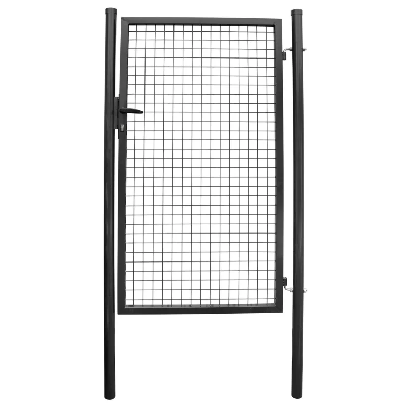 Brána 1000/1800/50x50 mm – jednokrídlová záhradná brána, antracit