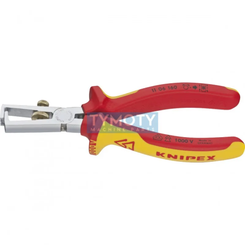 KNIPEX 11 06 160 Odizolovacie kliešte s otváracou pružinou izolované viacsl.návleky, cetr.VDE