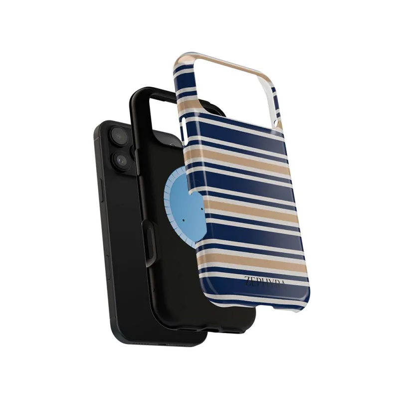 ZEPHYRA Coastal Stripes - iPhone 17 Pro Kryt