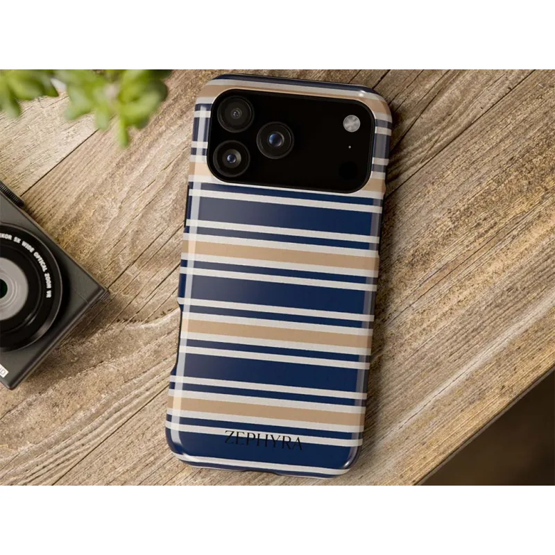 ZEPHYRA Coastal Stripes - iPhone 17 Pro Kryt