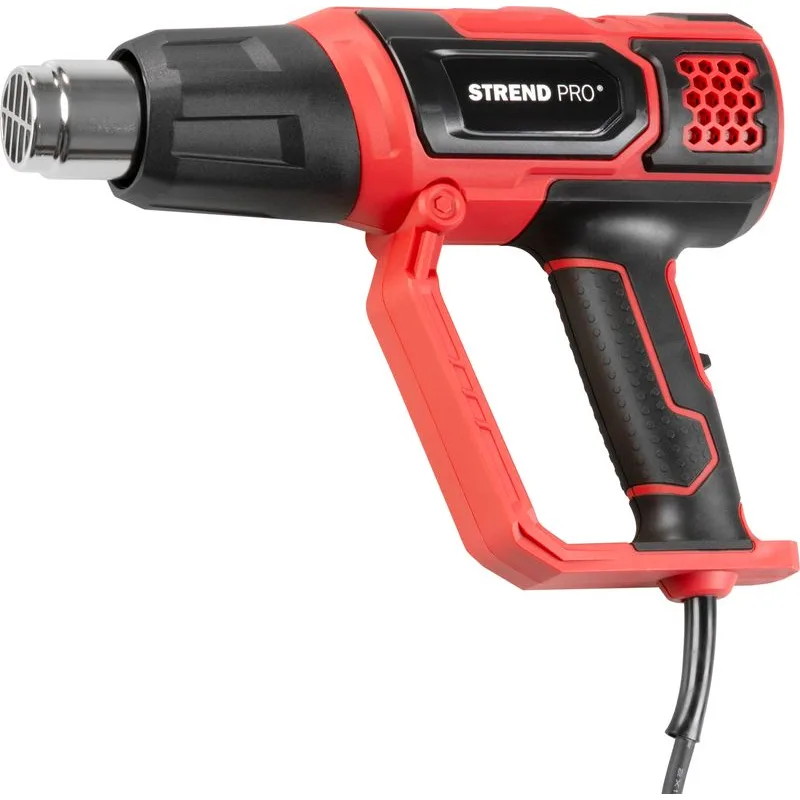Teplovzdušná pištoľ Strend Pro HG203, 2000 W, LCD displej, s kufríkom
