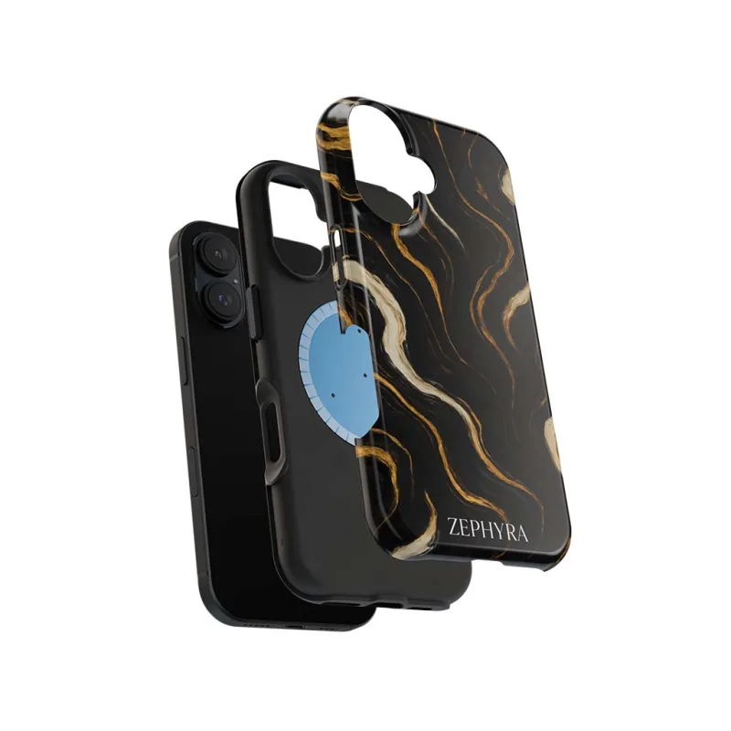 ZEPHYRA Noir Luxe Marble - iPhone 16 Kryt