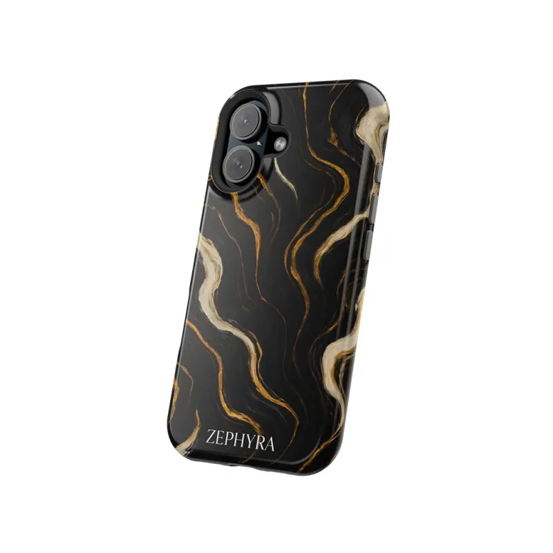 ZEPHYRA Noir Luxe Marble - iPhone 16 Kryt